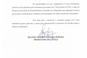 69ª Subseção da OAB Atibaia dá às boas vindas a Promotora de Justiça Sra. Beatriz Granzo Siqueira Pereira